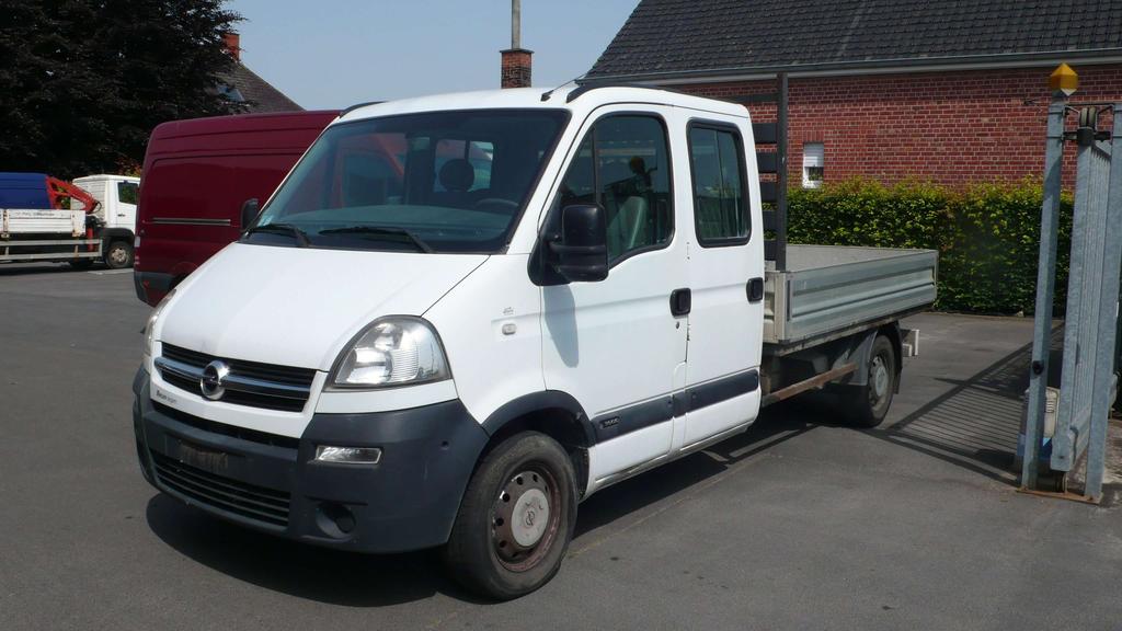 Opel Movano 2.5 D dubbele kabien met open laadbak 3400€+BTW Garage Frank Mesure