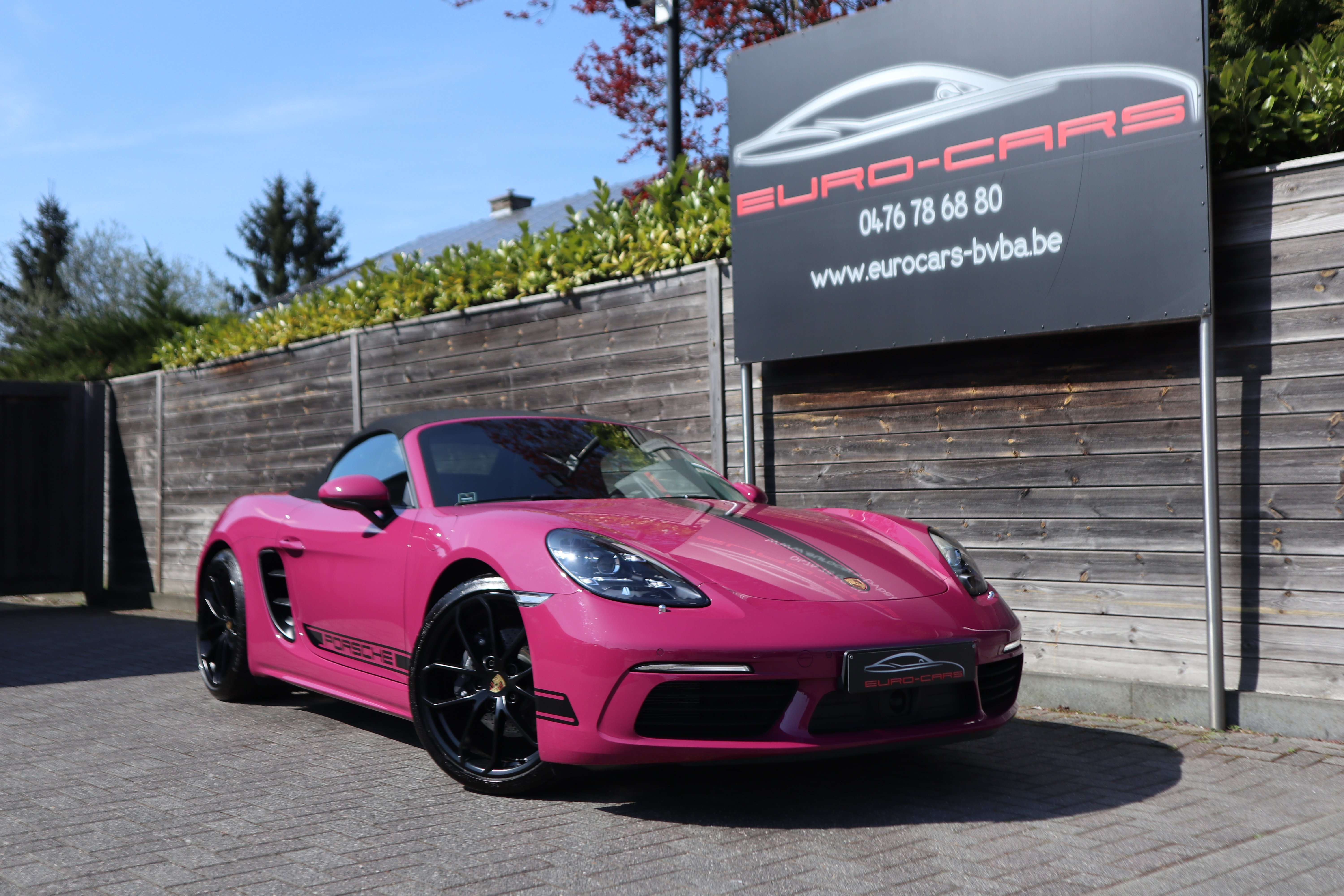 Porsche Boxster 718 StyleEdition/Adapt/Pdls/Pasm/Chrono/Camera/Gps EuroCars -Aalst bv