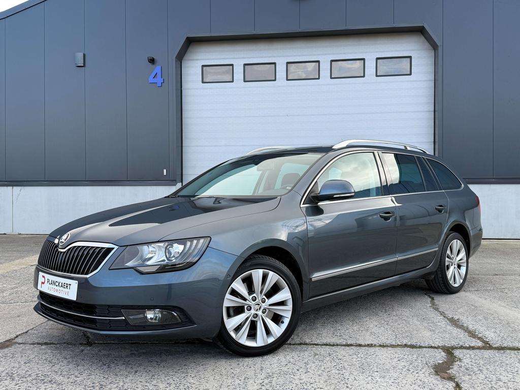 Skoda Superb Combi 2.0 TDI * Pano dak / leder / Pdc * Garage Planckaert