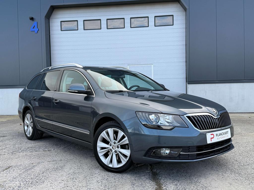 Skoda Superb Combi 2.0 TDI * Pano dak / leder / Pdc * Garage Planckaert