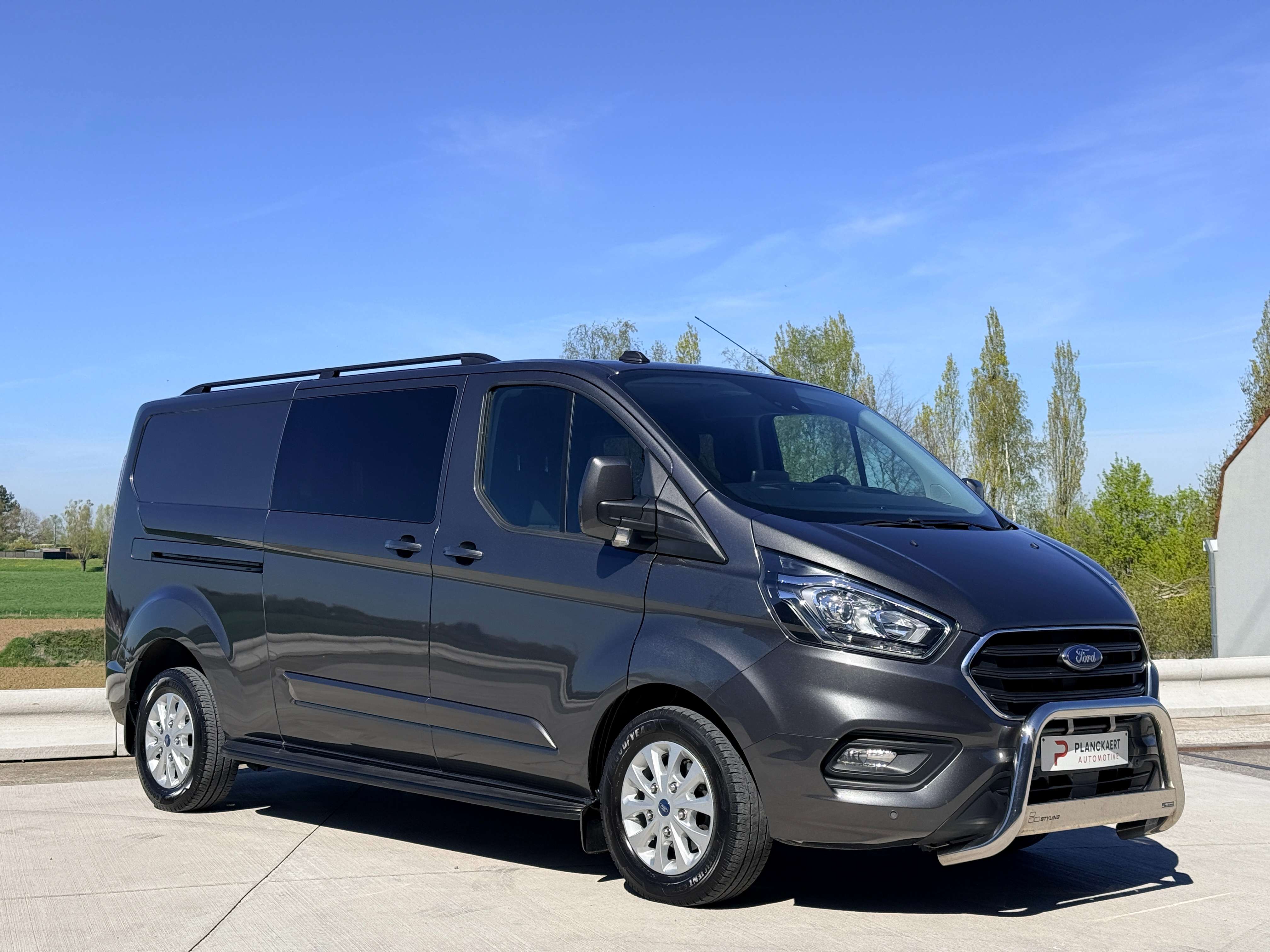 Ford Transit Custom 2.0 TDCi 170pk L2H1 Limited Multi use *5 zitplaatsen / Dubbele cabine / Topstaat* Garage Planckaert