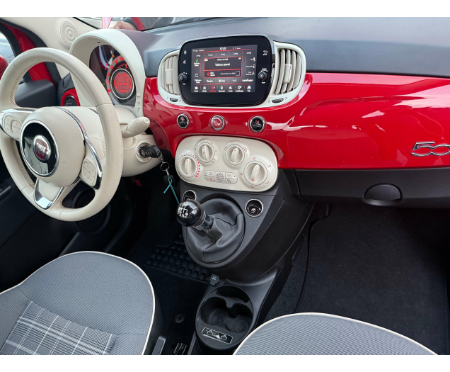 Fiat 500 500 1.0 Hybrid Lounge applecarplay 12 m waarborg Autohandel Moreno