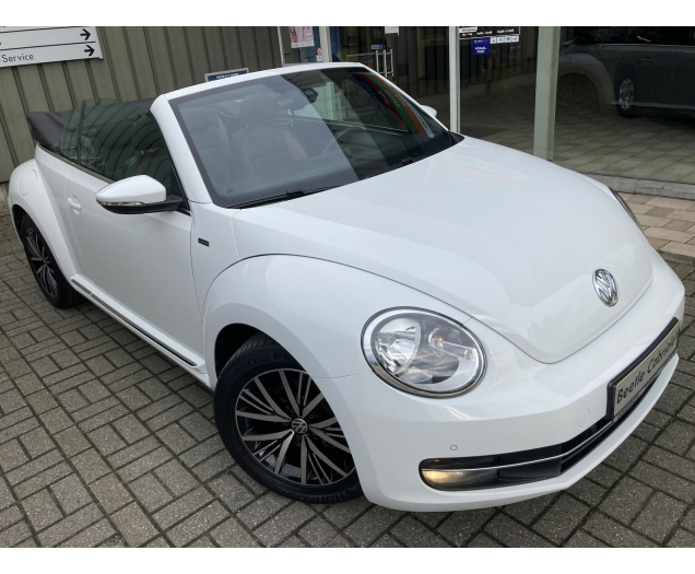 Volkswagen COCCINELLE CABRIOLET Half Leder/Stof -GPS -Airco -Cruise -Camera -Alu 17 Garage Vandeginste