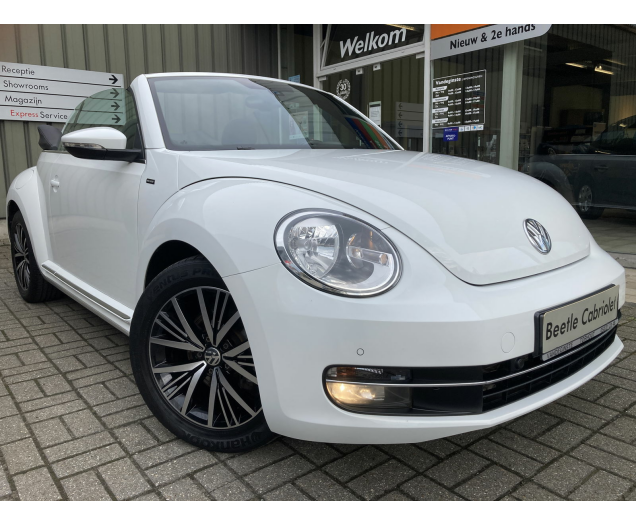 Volkswagen COCCINELLE CABRIOLET Half Leder/Stof -GPS -Airco -Cruise -Camera -Alu 17 Garage Vandeginste