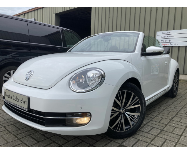 Volkswagen COCCINELLE CABRIOLET Half Leder/Stof -GPS -Airco -Cruise -Camera -Alu 17 Garage Vandeginste