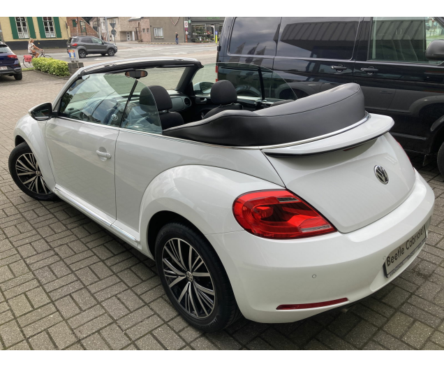 Volkswagen COCCINELLE CABRIOLET Half Leder/Stof -GPS -Airco -Cruise -Camera -Alu 17 Garage Vandeginste