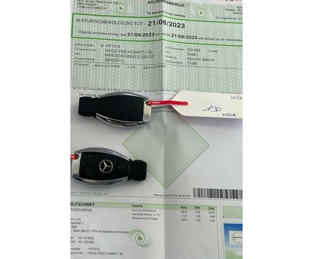 Mercedes-Benz E 220 d CDI* Avantgarde AUTOMAT LEDER PARKERSENSOR USB Ninove auto