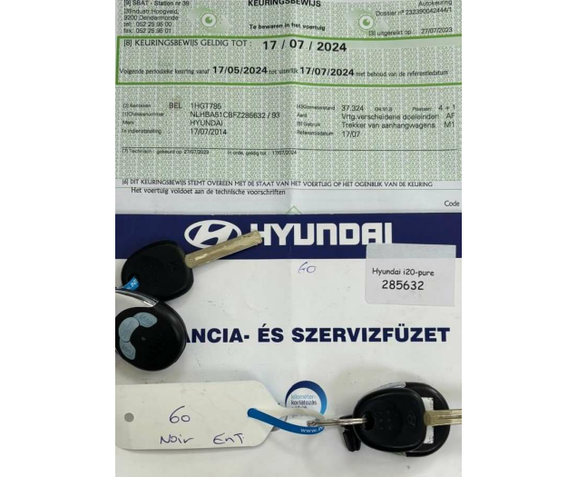 Hyundai i20 1.4i Go!AUTOMAT*AIRCO 1Jaar garantie 41000KM!!!! Ninove auto