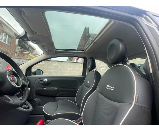 Fiat 500 1.2i La petite Robe noire*AUTOMAAT USB EU6B Ninove auto