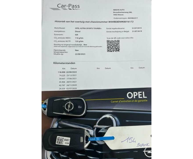 Opel Astra d Sports Tourer+1.6d CDTi ECOTE*CAM NAV BLUET EU6d Ninove auto