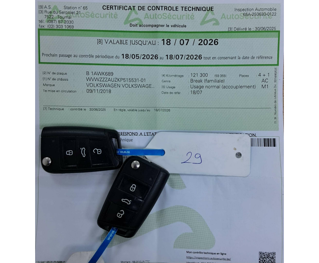 Volkswagen Golf Break  AUTOMAAT  CARPLAY  CRUISE TREKHAAK Ninove auto
