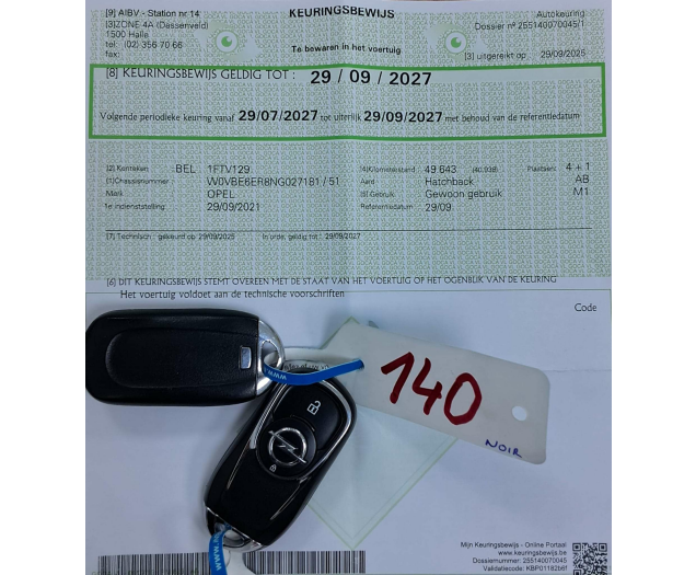 Opel Astra 1.2 Turbo CAMERA NAVI BLUET 1STE EIGENAAR 49000KM Ninove auto