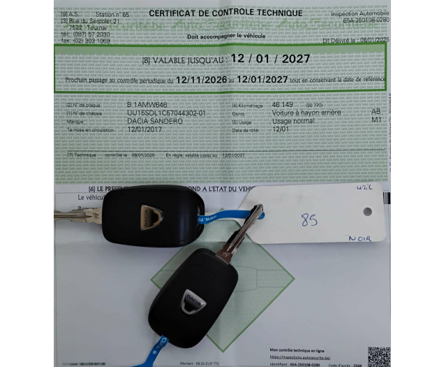 Dacia Sandero Stepway 0.9 TCe 1STE EIGENAAR  NAVI BLUET PARKHULP 52000KM Ninove auto