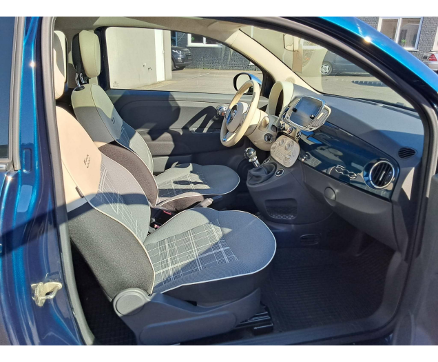 Fiat 500 1.2i ECO Lounge NAVI BLUET 1STE EIGENAAR 56000KM!! Ninove auto