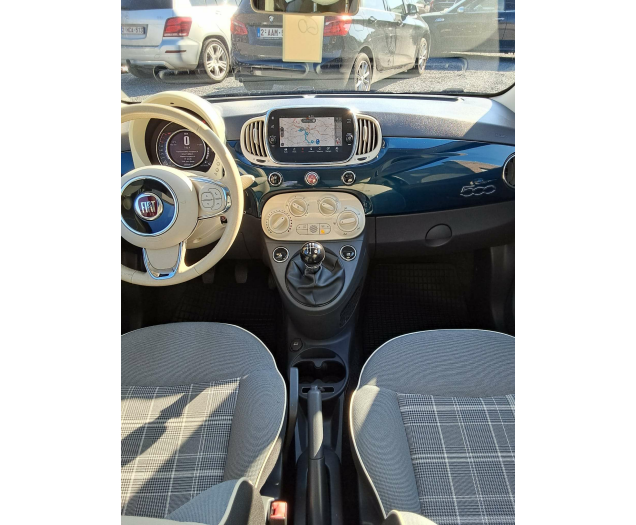 Fiat 500 1.2i ECO Lounge NAVI BLUET 1STE EIGENAAR 56000KM!! Ninove auto