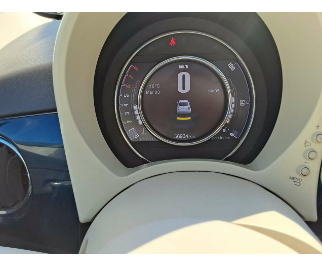 Fiat 500 1.2i ECO Lounge NAVI BLUET 1STE EIGENAAR 56000KM!! Ninove auto