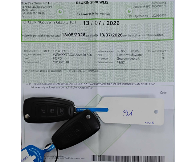 Ford Transit Trend L2 H2 125PK IMPERIAAL TREKHAAK BLUETOOTH AIRCO CRUISE 73000KM Ninove auto