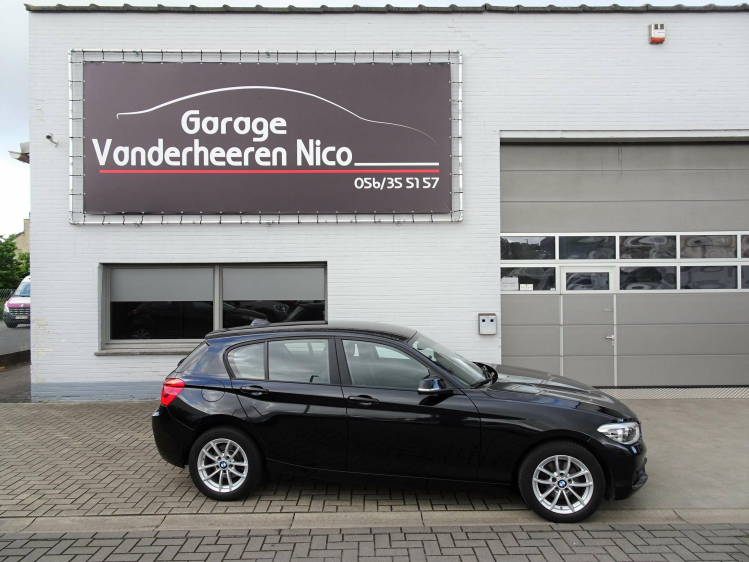 BMW 116 116i 5d. XENON/LED,NAVI,CRUISE,BLUETH,PDC V+A,ALU Garage Nico Vanderheeren BV