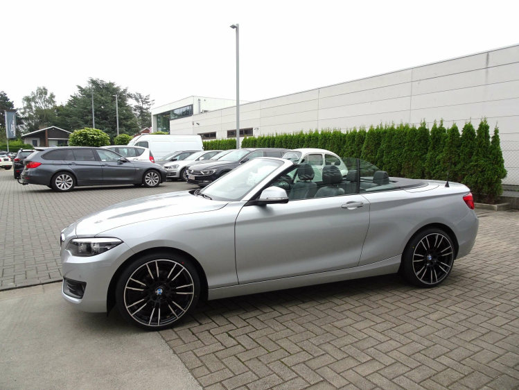 BMW 218 cabrio XENON,LEDER,NAVI,PDC,ZETELVERWARMING Garage Nico Vanderheeren BV