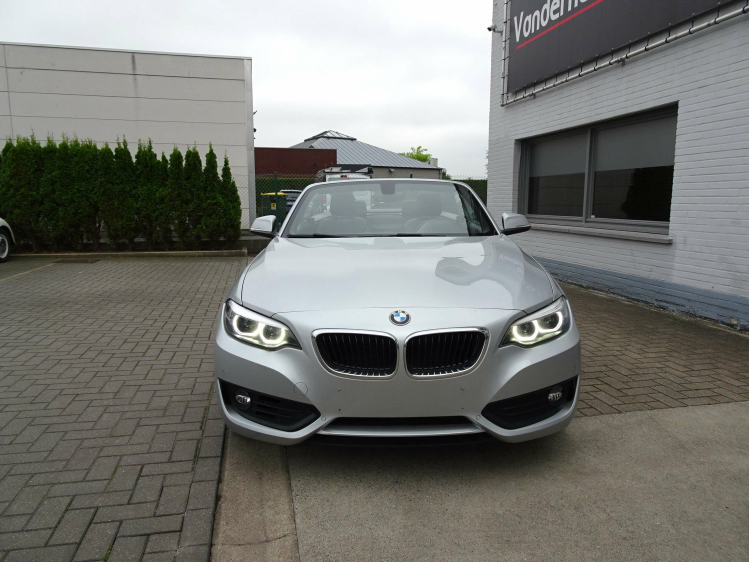 BMW 218 cabrio XENON,LEDER,NAVI,PDC,ZETELVERWARMING Garage Nico Vanderheeren BV