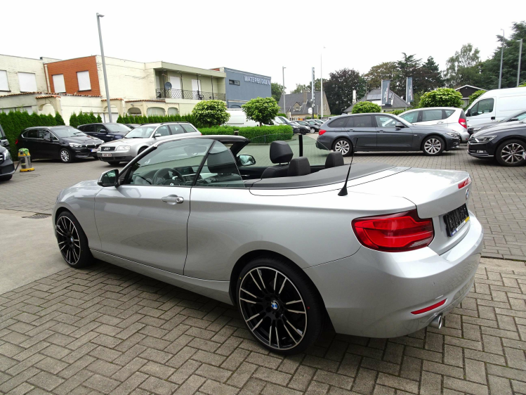 BMW 218 cabrio XENON,LEDER,NAVI,PDC,ZETELVERWARMING Garage Nico Vanderheeren BV