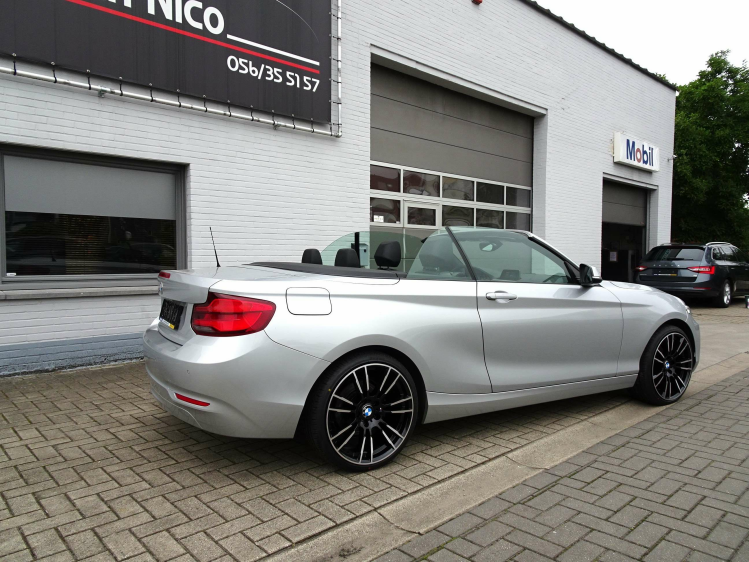 BMW 218 cabrio XENON,LEDER,NAVI,PDC,ZETELVERWARMING Garage Nico Vanderheeren BV