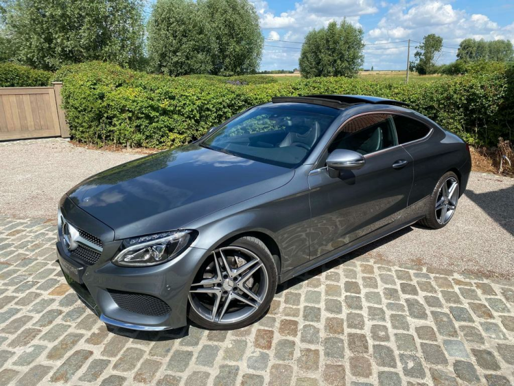 Mercedes-Benz C 220 dA Coupé AMG-PACK 66.000km Panodak/Gps/Leder..! Leconte Motors