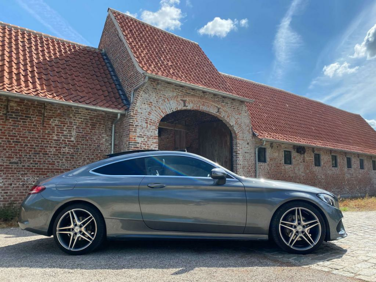 Mercedes-Benz C 220 dA Coupé AMG-PACK 66.000km Panodak/Gps/Leder..! Leconte Motors