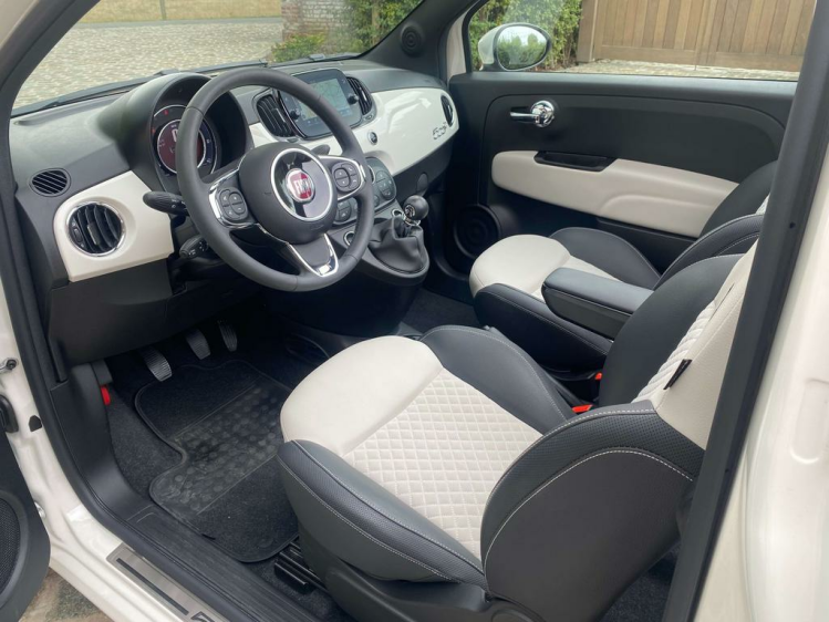 Fiat 500C 1.0i Cabriolet Hybrid Dolcevita Gps/DAB+/BT/PDC/21 Leconte Motors