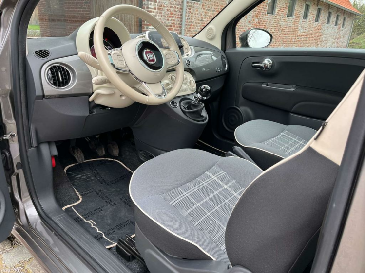 Fiat 500 1.2i Lounge Gps/Panodak/Cruise/PDC/DAB+/Bluetooth! Leconte Motors