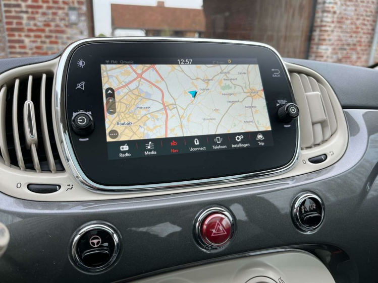 Fiat 500 1.2i Lounge Gps/Panodak/Cruise/PDC/DAB+/Bluetooth! Leconte Motors