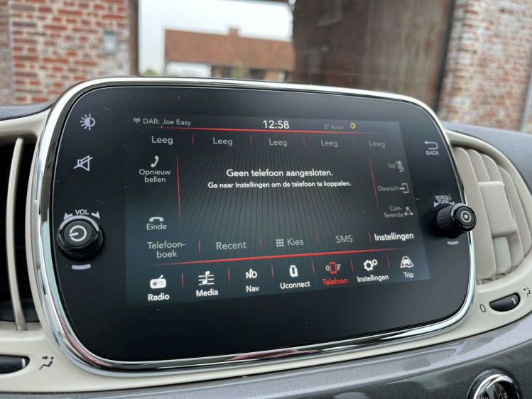 Fiat 500 1.2i Lounge Gps/Panodak/Cruise/PDC/DAB+/Bluetooth! Leconte Motors