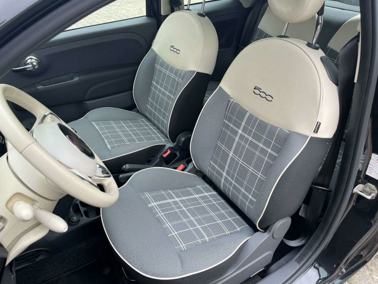 Fiat 500 1.2i Lounge Leder/Navigatie/DAB+/PDC/USB/Airco...! Leconte Motors