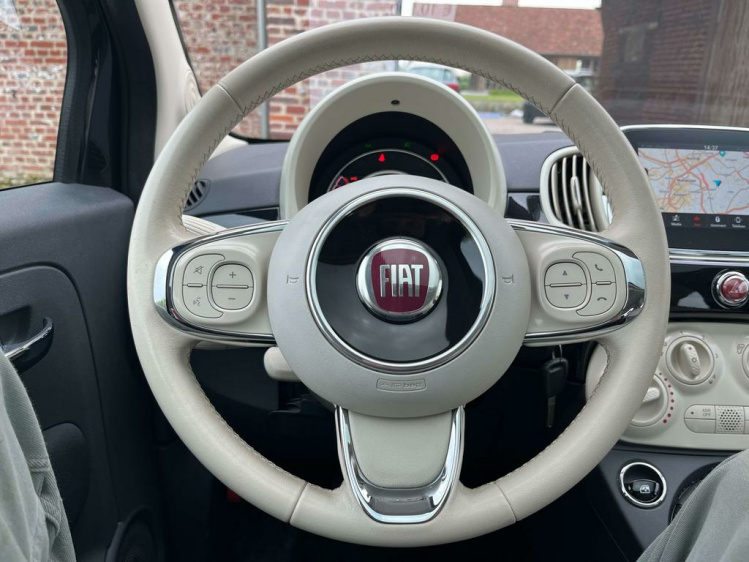 Fiat 500 1.2i Lounge Leder/Navigatie/DAB+/PDC/USB/Airco...! Leconte Motors