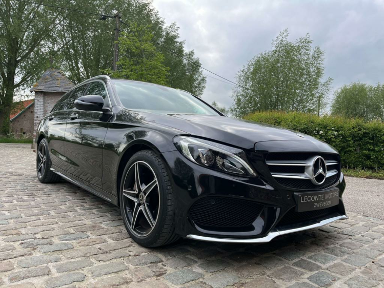 Mercedes-Benz C 160 Break AMG-Pack LED/Gps/Leder/Camera/Zetelverwarm! Leconte Motors