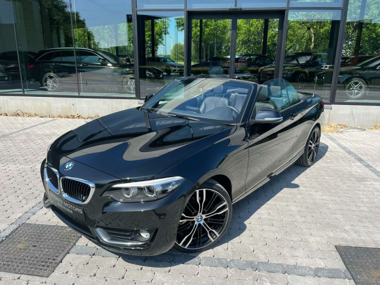 BMW 218 Cabriolet 30.000km Full-LED/Leder/Gps/BLTH/PDC/... Leconte Motors