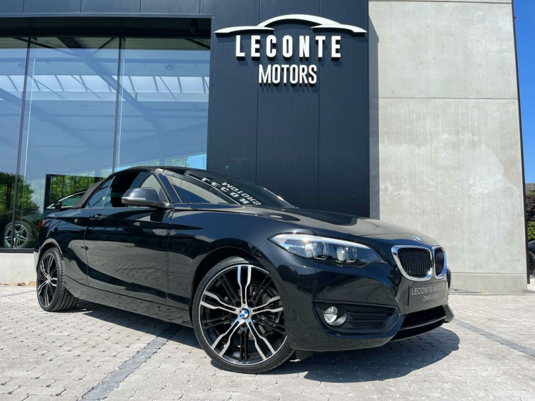 BMW 218 Cabriolet 30.000km Full-LED/Leder/Gps/BLTH/PDC/... Leconte Motors