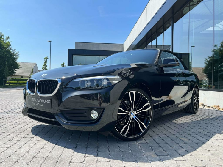 BMW 218 Cabriolet 30.000km Full-LED/Leder/Gps/BLTH/PDC/... Leconte Motors