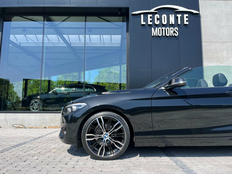 BMW 218 Cabriolet 30.000km Full-LED/Leder/Gps/BLTH/PDC/... Leconte Motors