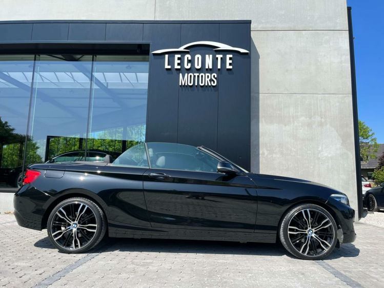 BMW 218 Cabriolet 30.000km Full-LED/Leder/Gps/BLTH/PDC/... Leconte Motors
