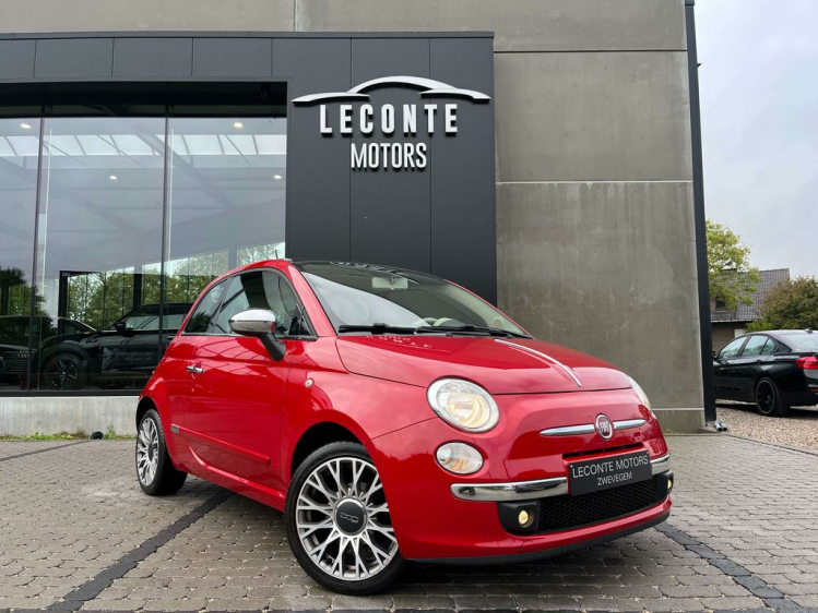 Fiat 500 1.2i Lounge 60.823km Airco/USB/Alu-Velgen/Garantie Leconte Motors
