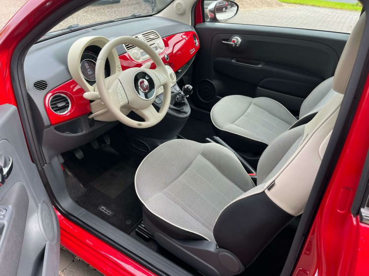 Fiat 500 1.2i Lounge 60.823km Airco/USB/Alu-Velgen/Garantie Leconte Motors