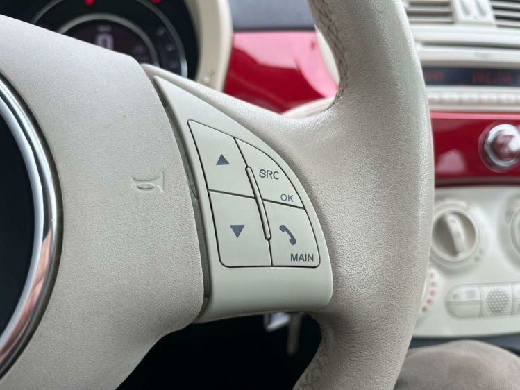 Fiat 500 1.2i Lounge 60.823km Airco/USB/Alu-Velgen/Garantie Leconte Motors