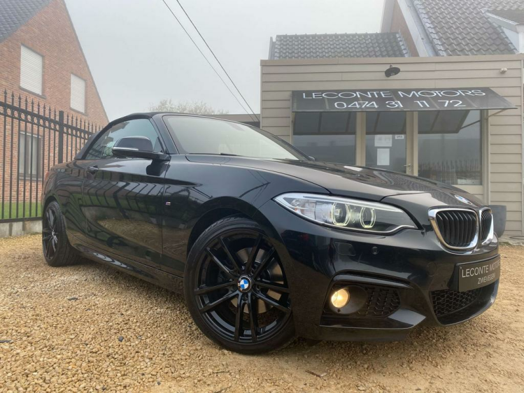 BMW 220 220iAs Cabriolet M-Pack 30.000km Full-Option...!! Leconte Motors
