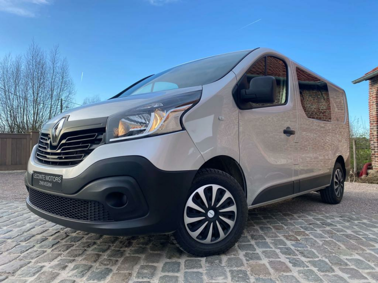 Renault Trafic 1.6 dCi Lichte Vr. Dubbele Cabine 6-zitpl/Gps/PDC! Leconte Motors