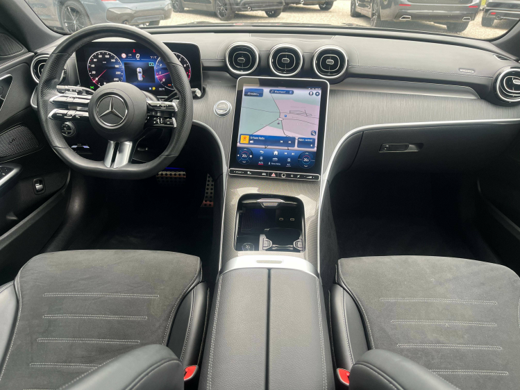 Mercedes-Benz C 180 DCT Break AMG-Pack Leder/Virtual/Sfeerverlichting/Carplay Leconte Motors