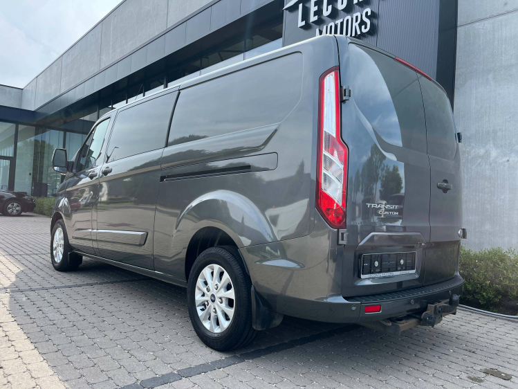 Ford Transit Custom Transit Custom 2.0 TDCi Verlengd Dubbele Cabine/2x Schuifdeur/Trekhaak/...!! Leconte Motors