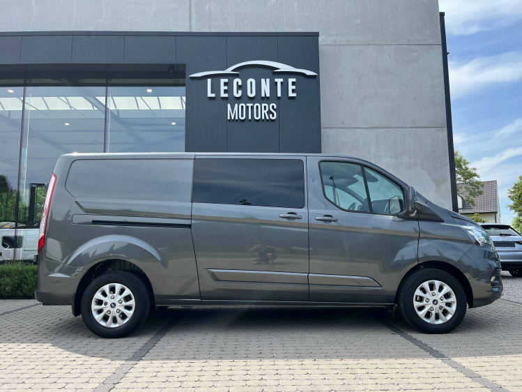 Ford Transit Custom Transit Custom 2.0 TDCi Verlengd Dubbele Cabine/2x Schuifdeur/Trekhaak/...!! Leconte Motors