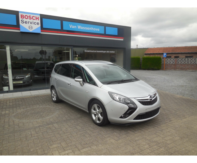 Opel Zafira Tourer 2.0 CDTi Cosmo sov. silver bj.03/2013 155270 km Garage Van Wassenhove