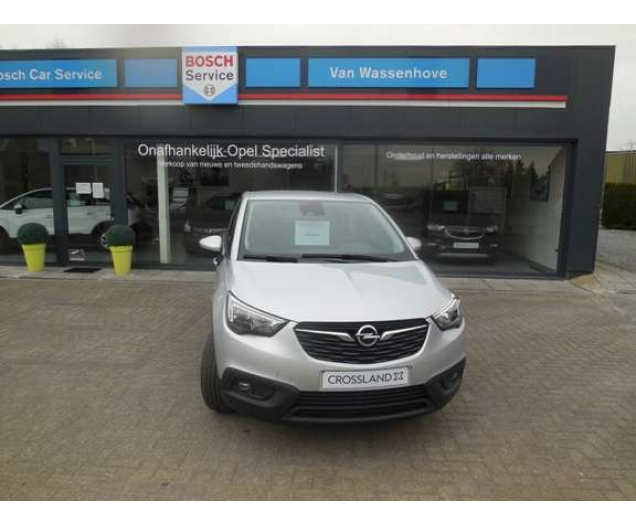 Opel Crossland X Edition 1.2 benz Turbo bj.02/2019 33762 km Garage Van Wassenhove